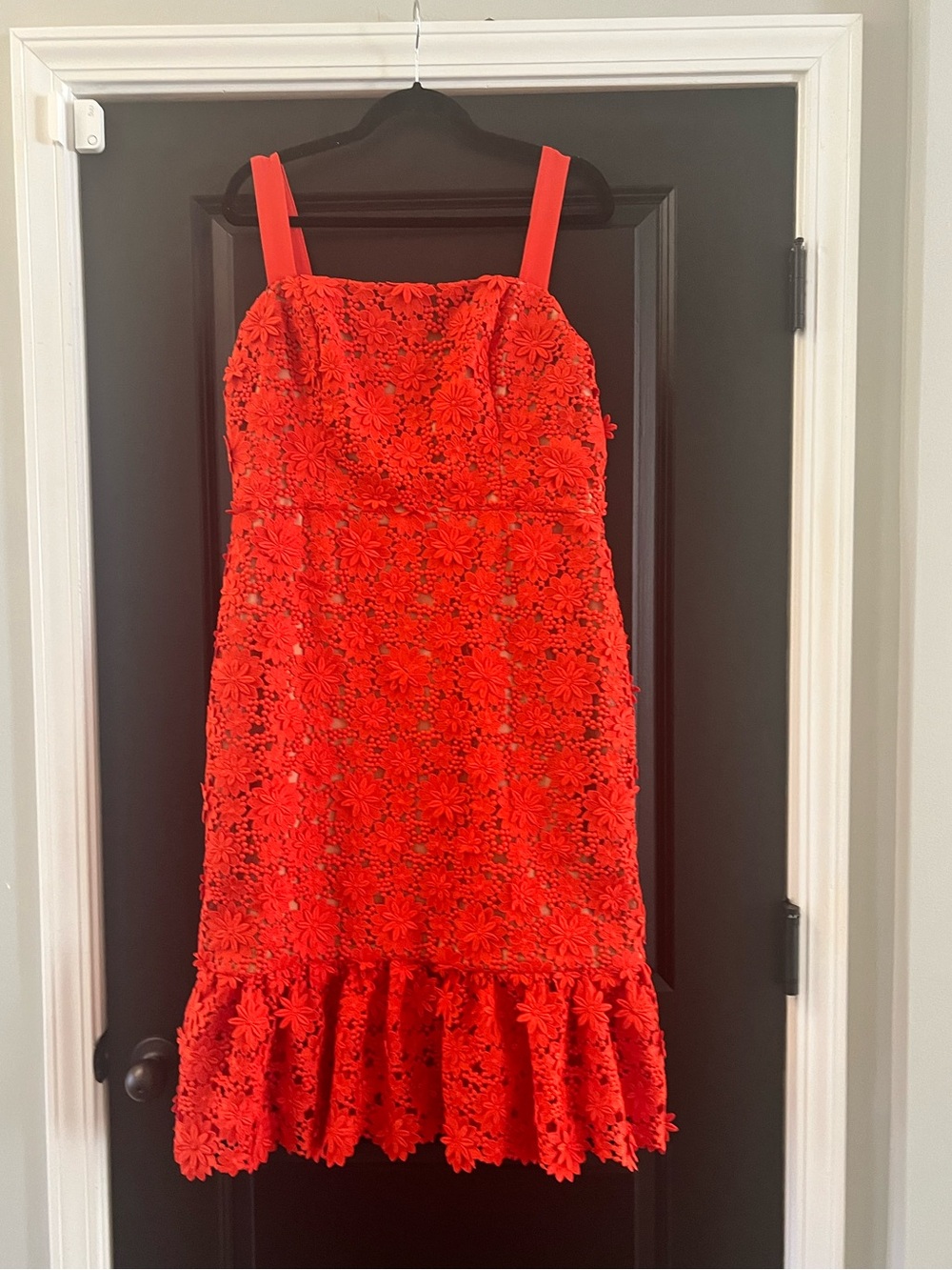 Dress the Population Desiree Poppy 3D Floral Lace Midi Dress XXL